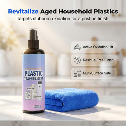 🔥50% OFF NOW🧴 Multi‑Purpose Plastic Yellowing Remover Spray – From Yellowed to Bright White in Seconds! ✨💪 No scrubbing, no replacing – just spray, wait, and restore. 🛠️🟡