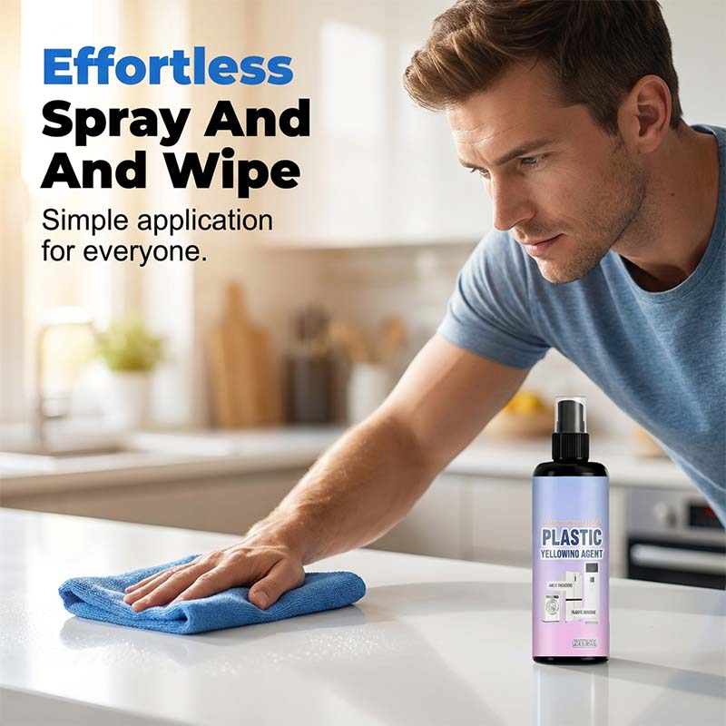 🔥50% OFF NOW🧴 Multi‑Purpose Plastic Yellowing Remover Spray – From Yellowed to Bright White in Seconds! ✨💪 No scrubbing, no replacing – just spray, wait, and restore. 🛠️🟡
