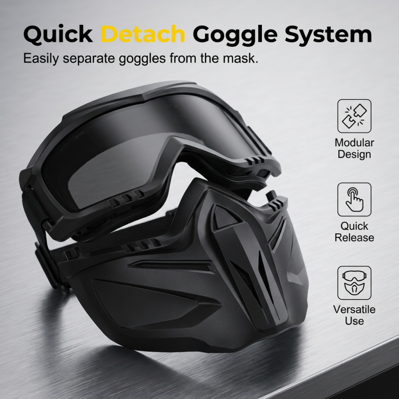 🔥Buy 2 Get 1 Free🔥Detachable Full Face Goggle Mask