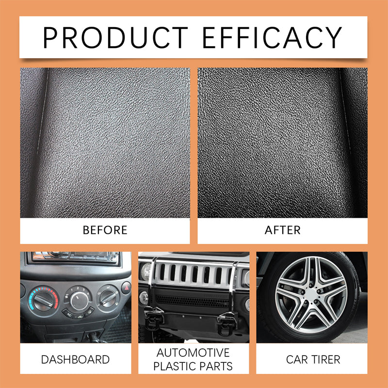 ⏳ Flash Sale 49% OFF | Auto Plastic Restorer Kit 🚗 Bring Faded Car Trim Back to Life