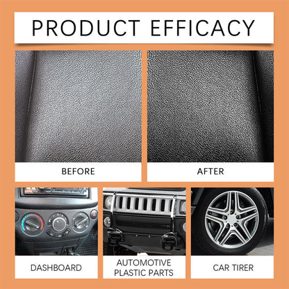 ⏳ Flash Sale 49% OFF | Auto Plastic Restorer Kit 🚗 Bring Faded Car Trim Back to Life
