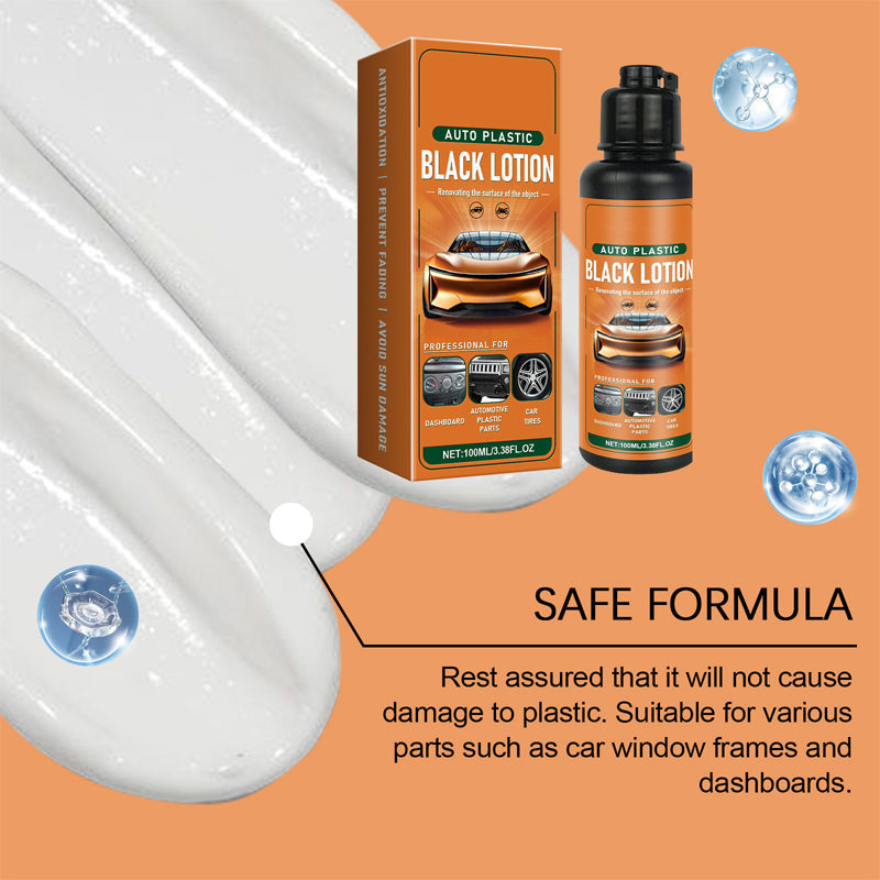 ⏳ Flash Sale 49% OFF | Auto Plastic Restorer Kit 🚗 Bring Faded Car Trim Back to Life
