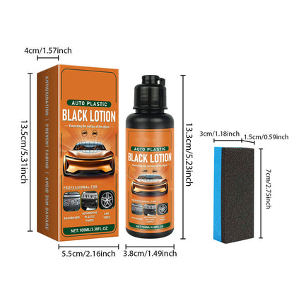 ⏳ Flash Sale 49% OFF | Auto Plastic Restorer Kit 🚗 Bring Faded Car Trim Back to Life