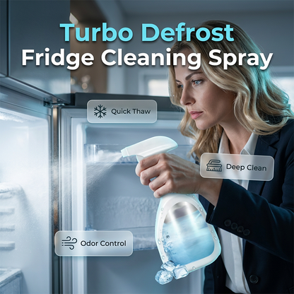 🔥❄️Extra-Large Capacity Refrigerator De-Icing Spray – One Bottle Works Like Three