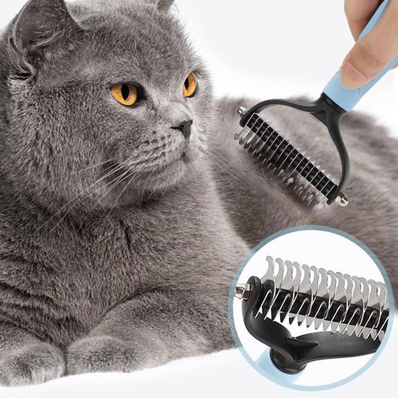 🐶 Dual-Sided Pet Dematting Comb for Dogs & Cats🐾