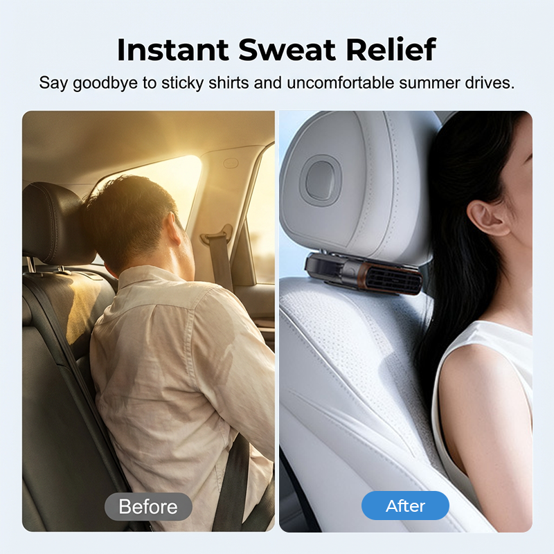 🔥LAST DAY SALE 59% OFF🏆Mytrendyes™ Car Seat Fan 🌬️