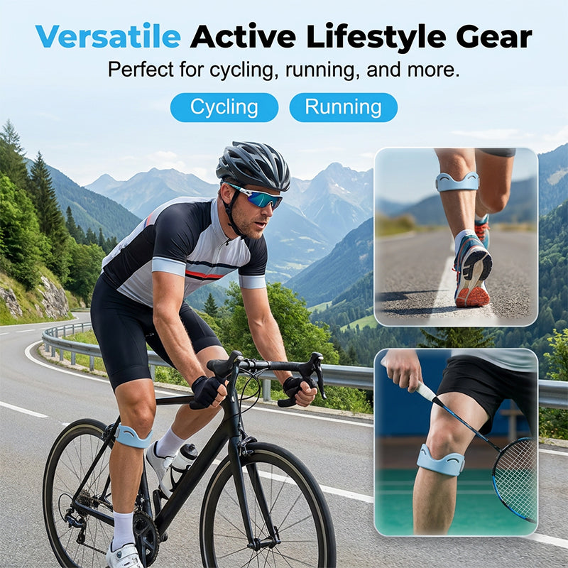 ⏰Limited-Time 50% OFF✨Breathable Shock-Absorbing Patella Brace ⚡8mm V-Shaped Support, Adjustable Fit & Cool Comfort