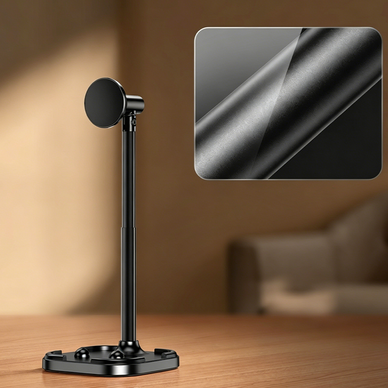 🥳50K+ SOLD!💞Magnetic Overhead Phone Stand – 360° Rotation, Height Adjustable for Cooking & Crafting Videos