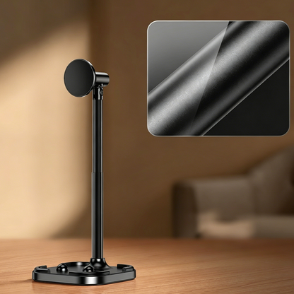 🥳50K+ SOLD!💞Magnetic Overhead Phone Stand – 360° Rotation, Height Adjustable for Cooking & Crafting Videos