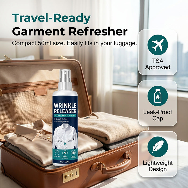 🔥 Buy 2 Get 1 Free🔥👔 Instant wrinkle release – no iron, travel-ready, static-free & fresh.