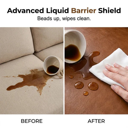 💎 Premium Sofa Seat Protector✨ Waterproof Faux Leather Cover for Everyday Protection