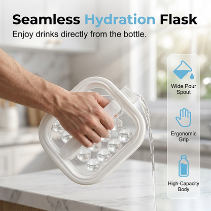 Portable Silicone Ice Ball Maker Bottle 🧊 Freeze, Store & Release Perfect Ice Balls with Ease🔥BUY 2 GET 5% OFF