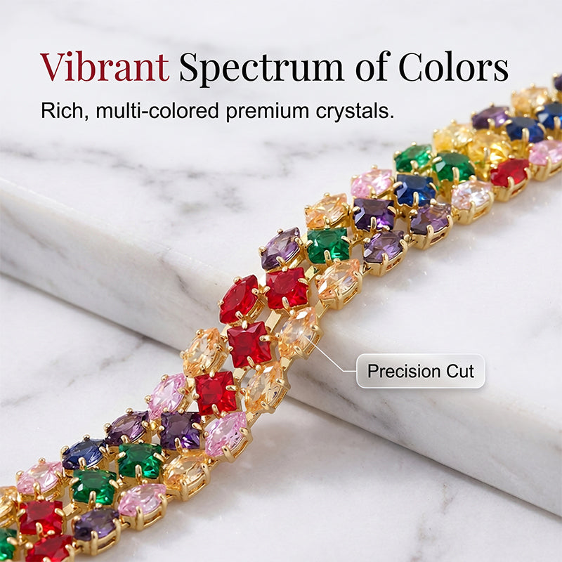 💫48% OFF NOW!💞 Women's Elegant Multicolor Tennis Bracelet