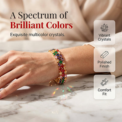 💫48% OFF NOW!💞 Women's Elegant Multicolor Tennis Bracelet