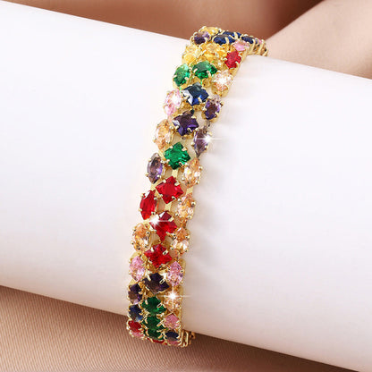 💫48% OFF NOW!💞 Women's Elegant Multicolor Tennis Bracelet