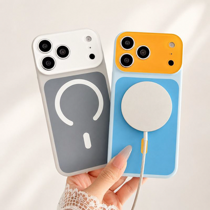 Magnetic Contrast Color Phone Case