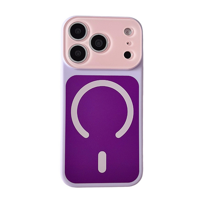 Magnetic Contrast Color Phone Case