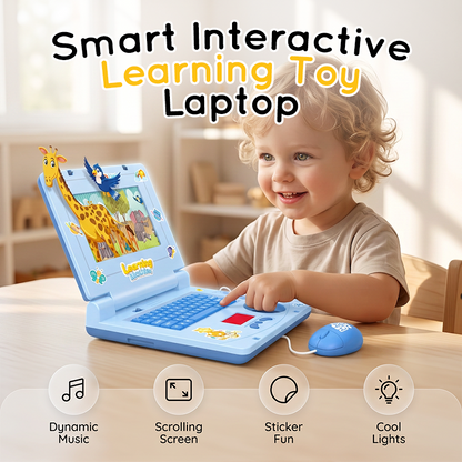 👧Educational toys to boost kids' thinking skills！🖥️Interactive Simulation Toy Laptop