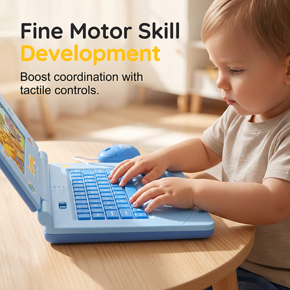 👧Educational toys to boost kids' thinking skills！🖥️Interactive Simulation Toy Laptop