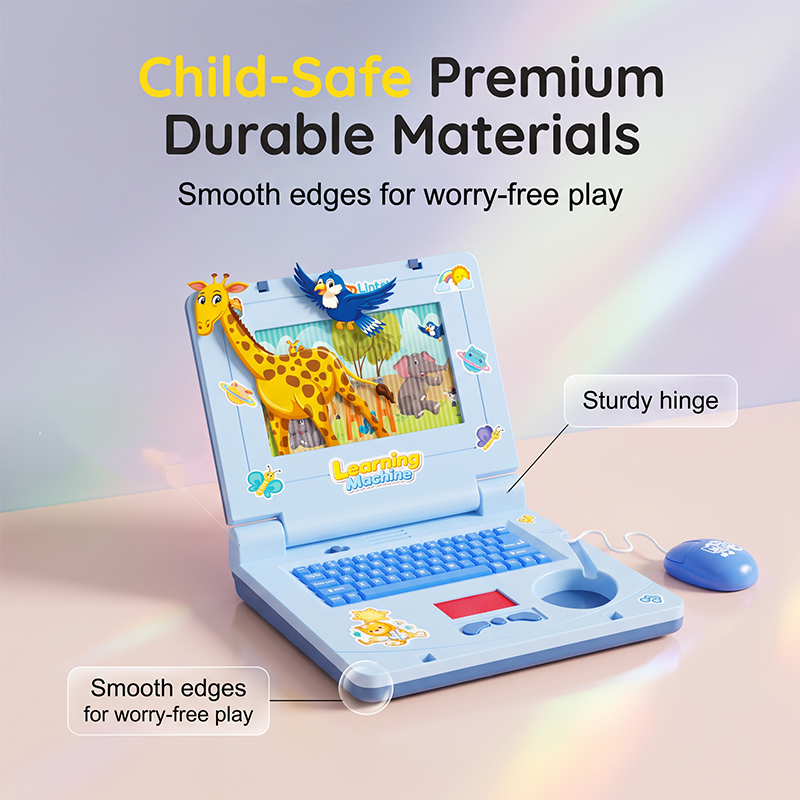 👧Educational toys to boost kids' thinking skills！🖥️Interactive Simulation Toy Laptop