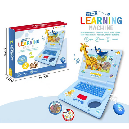 👧Educational toys to boost kids' thinking skills！🖥️Interactive Simulation Toy Laptop