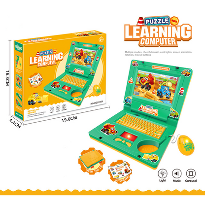 👧Educational toys to boost kids' thinking skills！🖥️Interactive Simulation Toy Laptop