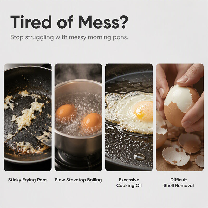 🍳Buy 1 Get 1 Free🍳 2-Egg Microwave Poacher – Quick Breakfast Maker for Busy Mornings