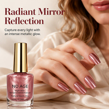 💅✨ Metallic Shine Nail Color – Quick-Dry High-Gloss Finish for Statement Manicures
