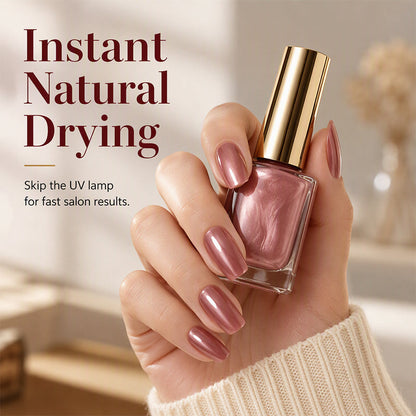 💅✨ Metallic Shine Nail Color – Quick-Dry High-Gloss Finish for Statement Manicures