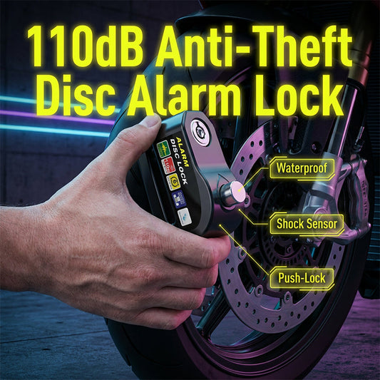 📢📢50% OFF !! ⏰Heavy Duty Waterproof Disc Brake Lock