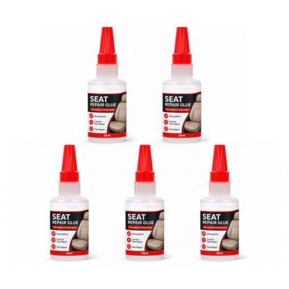 🚘 Quick Dry Car Seat Leather Repair Glue‑ Precision Nozzle Vinyl & Leather Adhesive, Permanent Bond Repair Glue for Car Seats, Sofas & Leather Furnitures