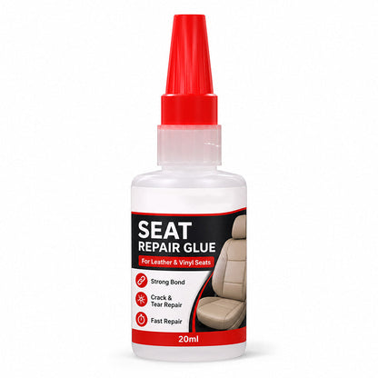 🚘 Quick Dry Car Seat Leather Repair Glue‑ Precision Nozzle Vinyl & Leather Adhesive, Permanent Bond Repair Glue for Car Seats, Sofas & Leather Furnitures