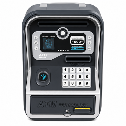 📢📢50% OFF !! ⏰✨Electronic Kids ATM Money Saving Box, Smart Piggy Bank Toy