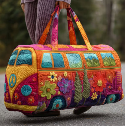 Hippie Journey Quilted Duffle Bag YS26