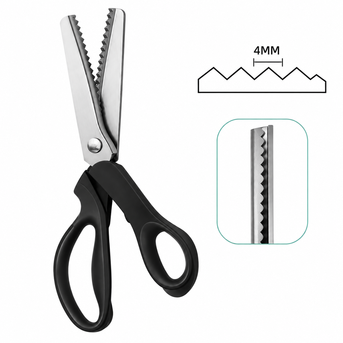 Multipurpose Pinking Shears Serrated Scissors